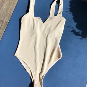 Cream bodysuit